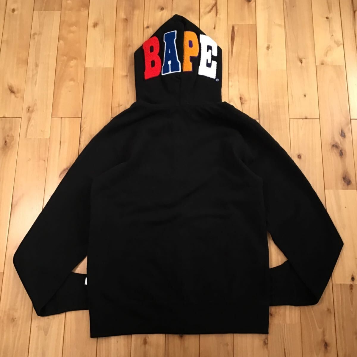 APE head full zip Hoodie Lサイズ ブラック a bathing ape BAPE フルジップ パーカー エイプ ベイプ  アベイシングエイプ - メルカリ