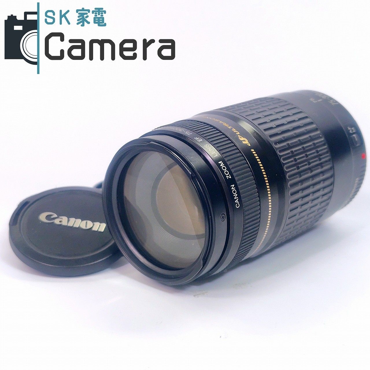 Canon EF 75-300ｍｍ F4-5.6 USM キャノン キャップ 付 28