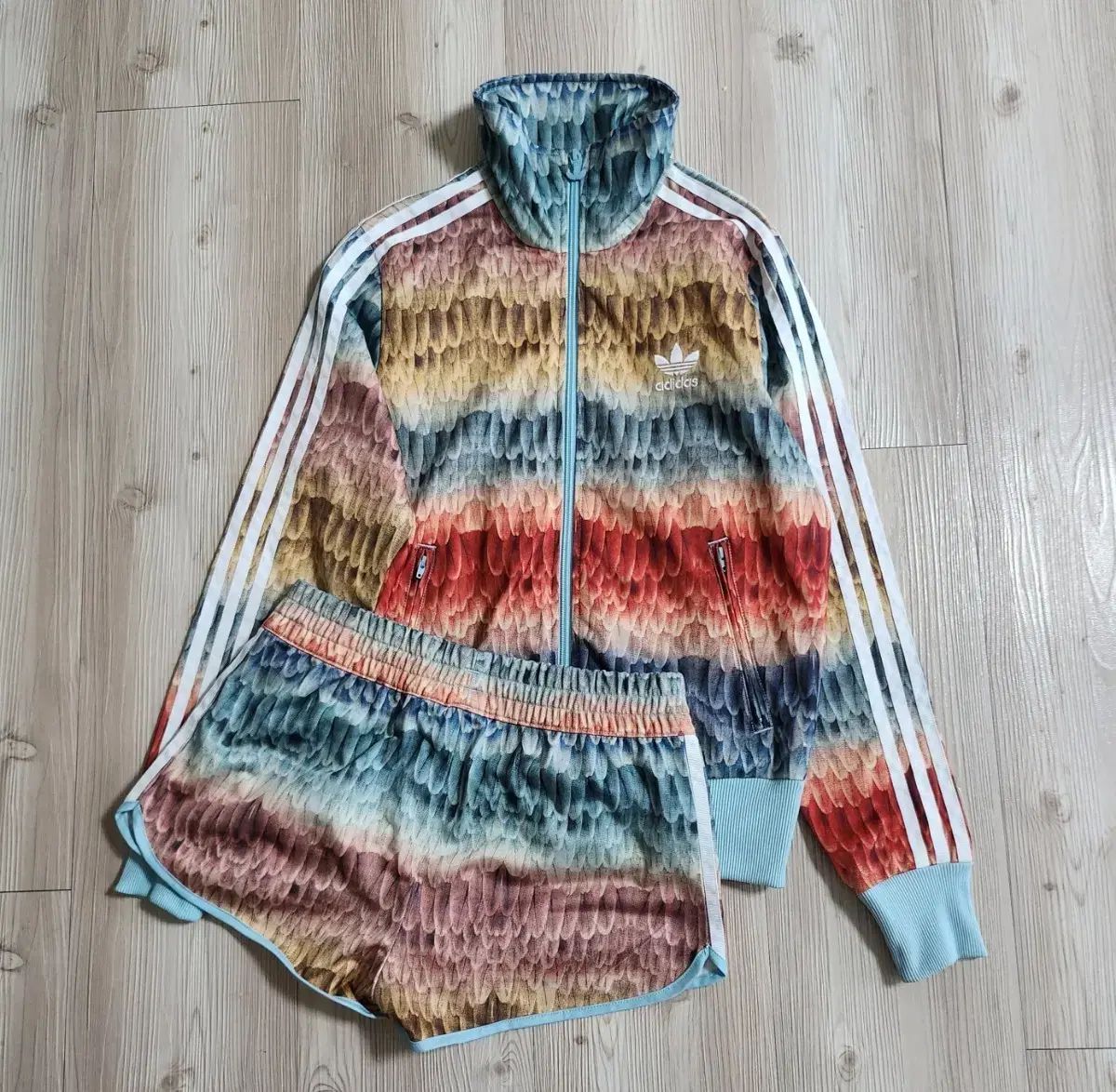 アディダス メニル ファイヤーバード ジャージ ショートパンツ セット