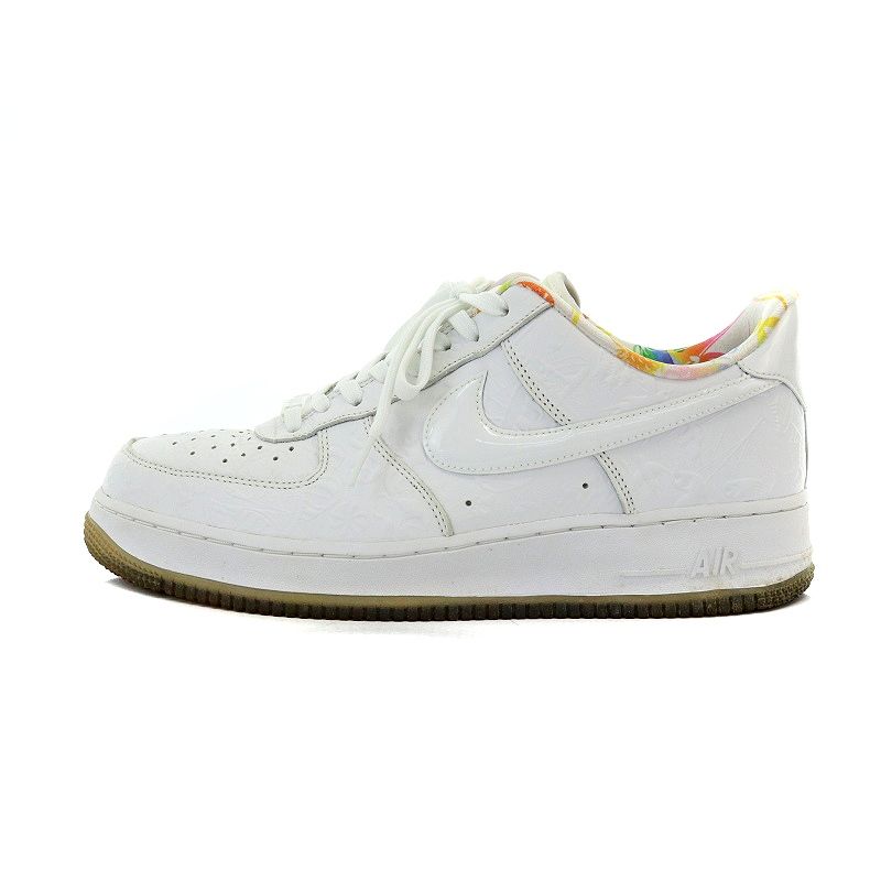 ナイキ NIKE AIR FORCE 1 '07 PRM WHITE エアフォース1 '07 PRM ホワイト スニーカー 27.5cm CU8870-117 AD