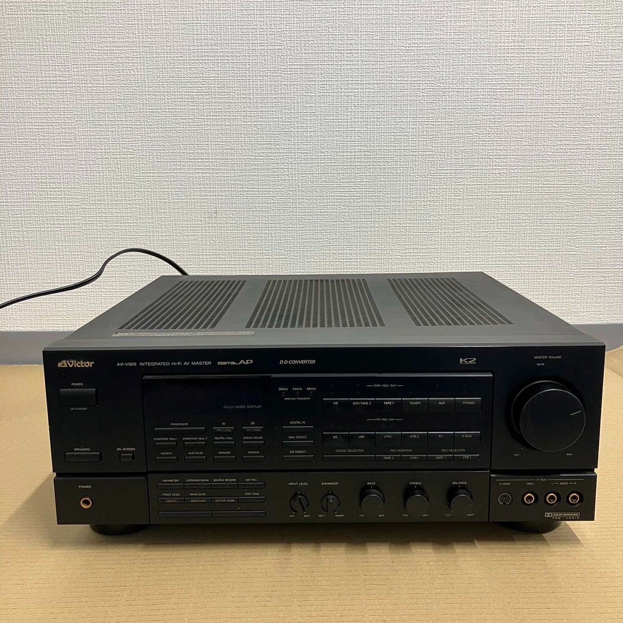 NG263 P001-NG3-134 Victor/ビクター AX-V909 INTEGRATED Hi-Fi AV MASTER デジタルAP  通電確認済み - メルカリ