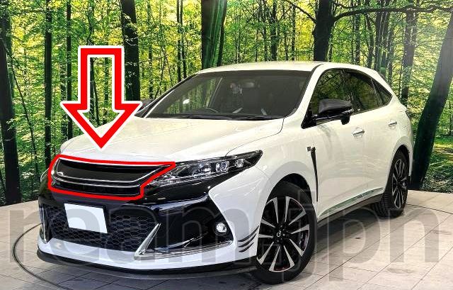 ハリアーフロントグリル60系　ＺＳＵ６０Ｗ ＺＳＵ６５Ｗ ブライツ(車) BRIGHTZ ハリアー ZSU60W ZSU65W 前期 ステンレス