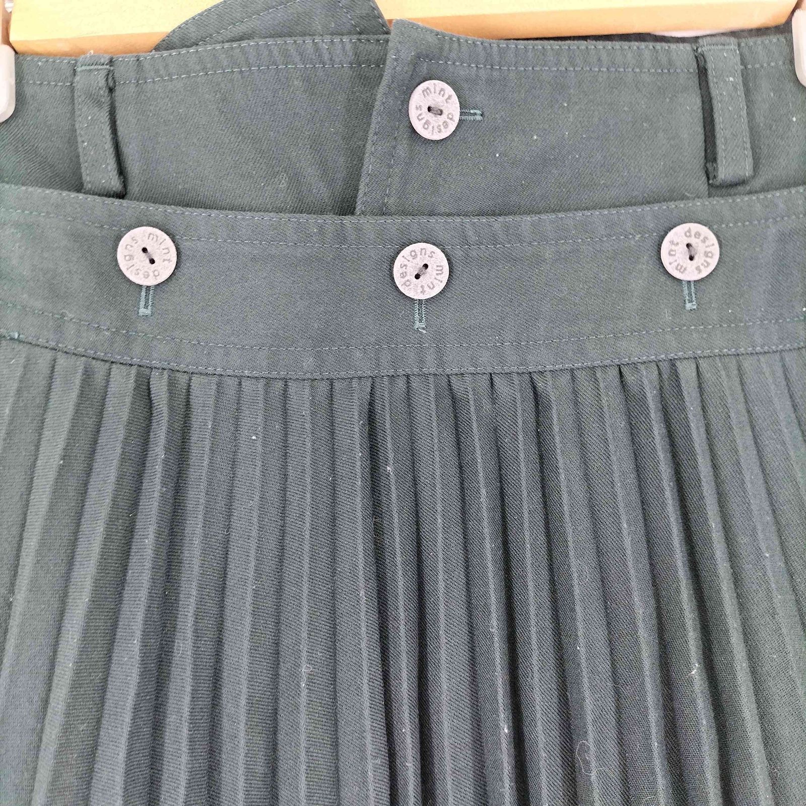 ミントデザインズ mintdesigns プリーツ加工デザインスカート