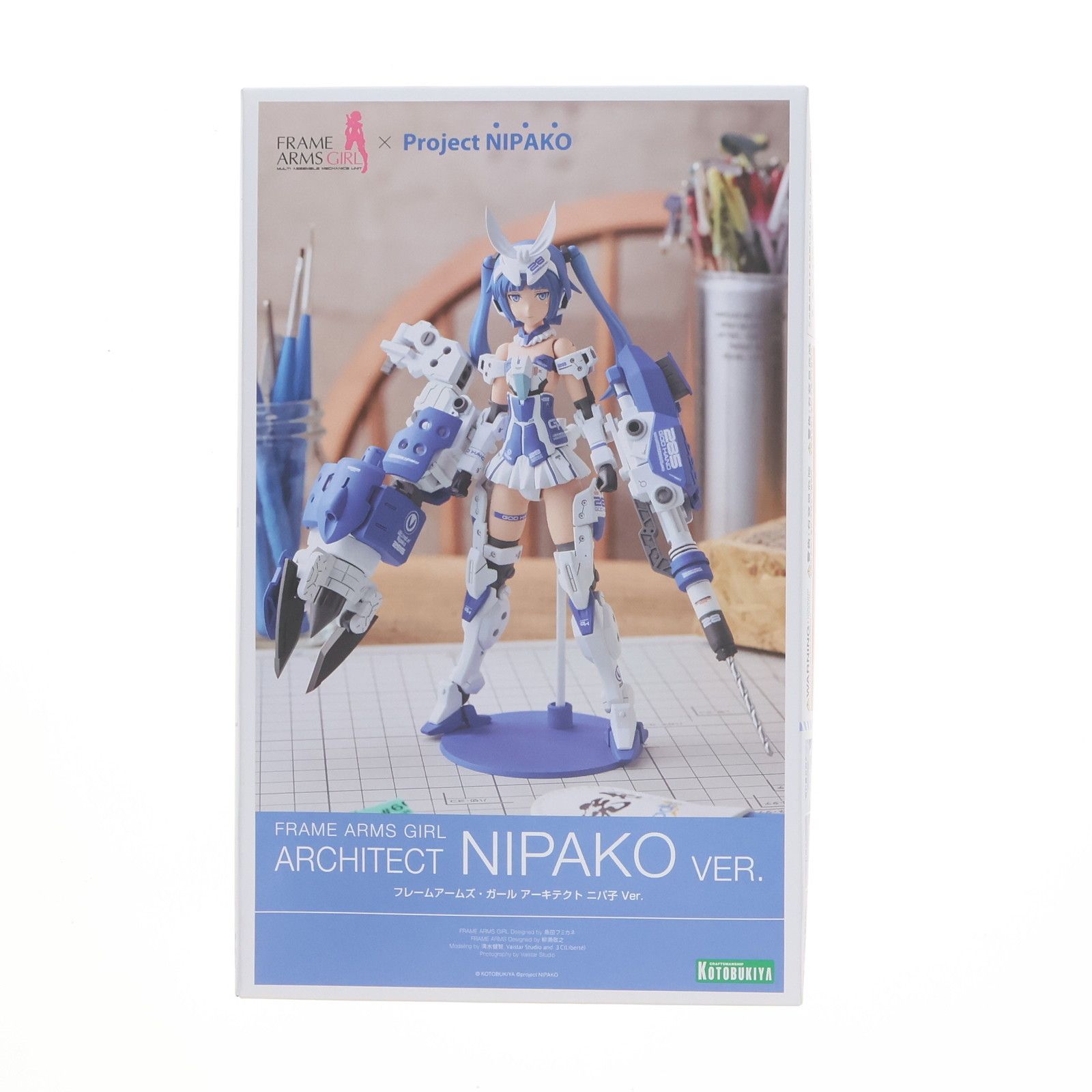 KOTOBUKIYA - コトブキヤショップ限定特典付属 フレームアームズ・ガール アーキテクト ニパ子 Ver. あるてぃめっと!ニパ子ちゃん プラモデル(FG089) コトブキヤ 限定特典付き】フレームアームズ・ガール アーキテクト ニパ子 Ver.
