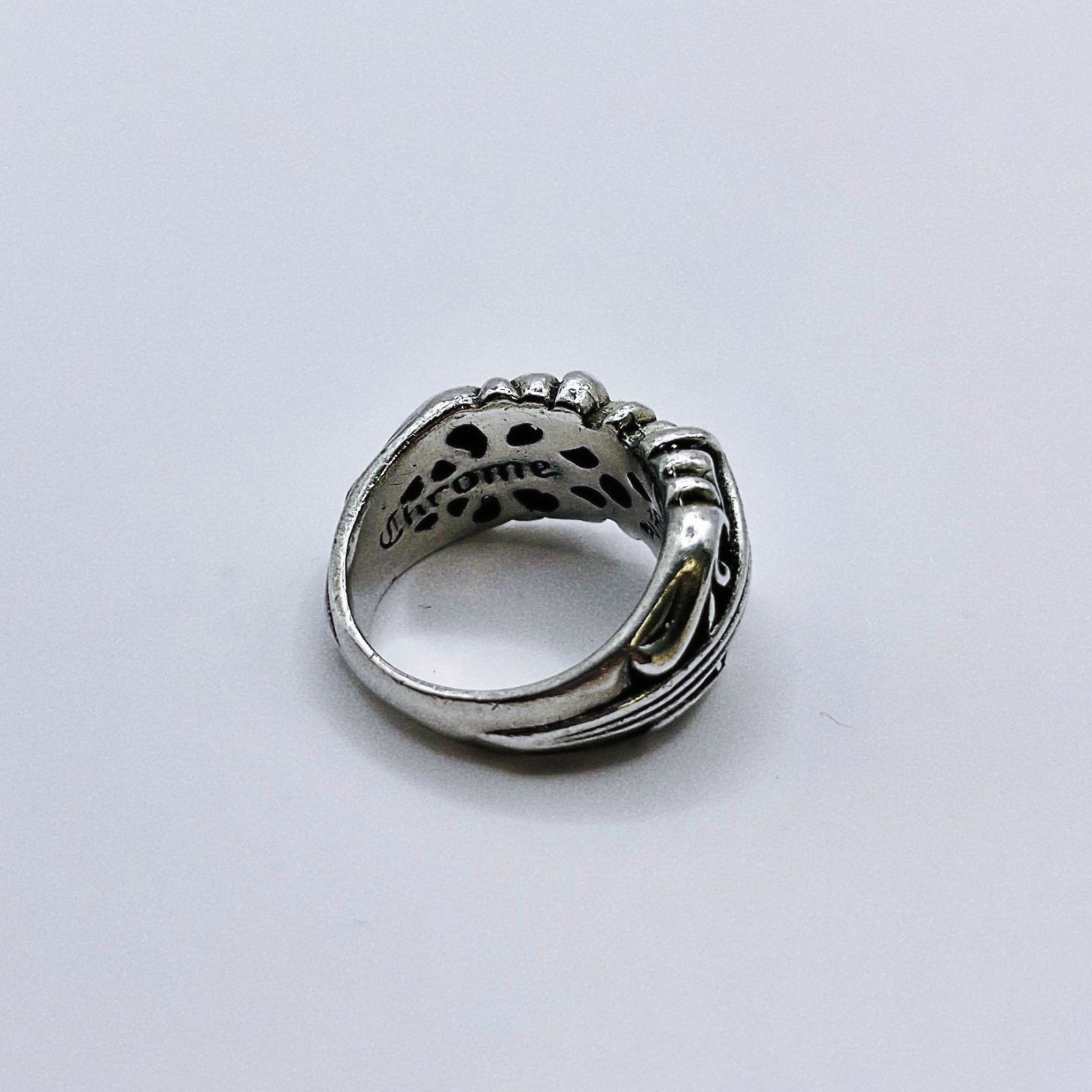 Chrome Hearts クロムハーツ K&T リング シルバー 18号 クロムハーツK&Tリング|クロムハーツ通販専門店ブラックシンフォニー