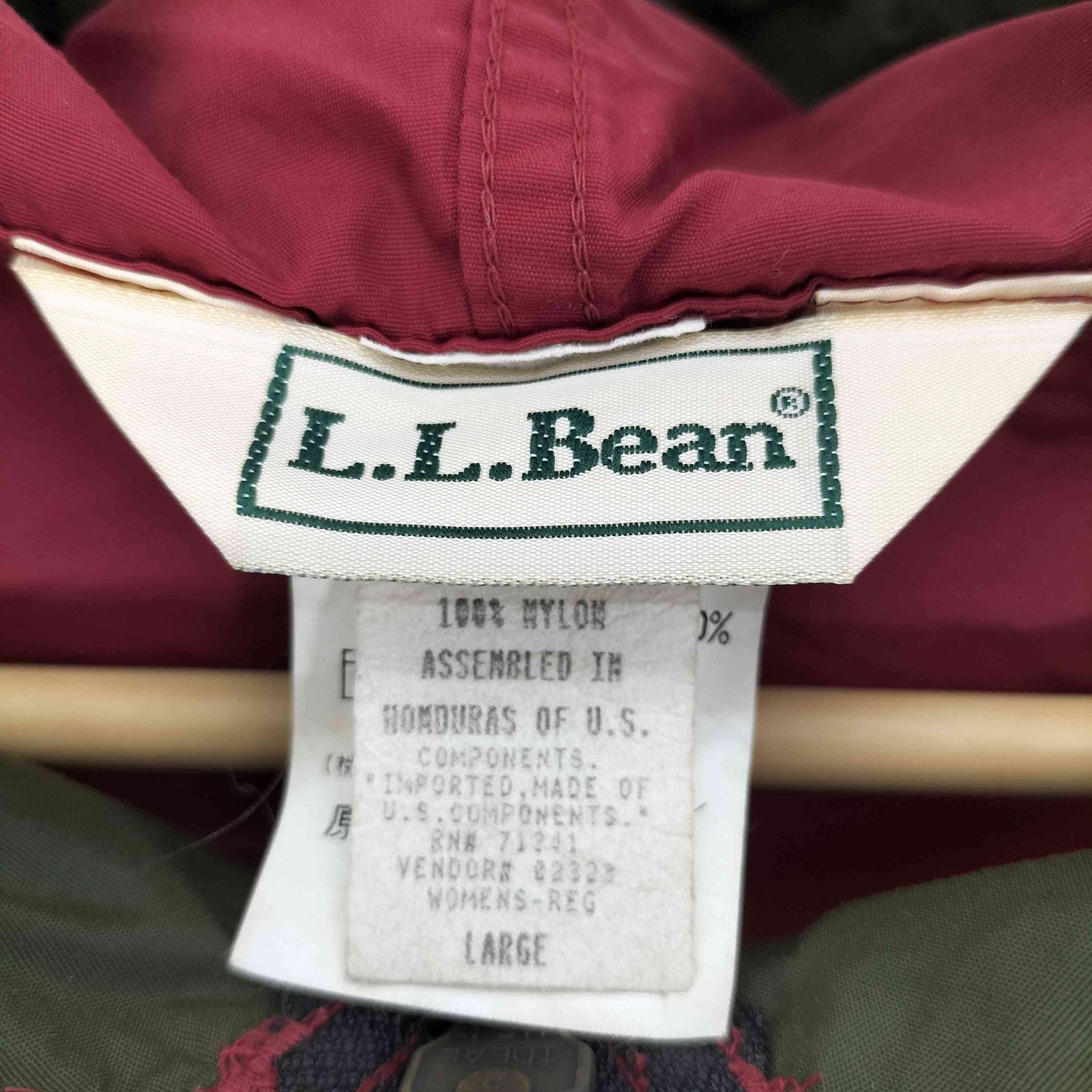 エルエルビーン L.L.Bean 90S チロリアンテープ ナイロンアノラック 