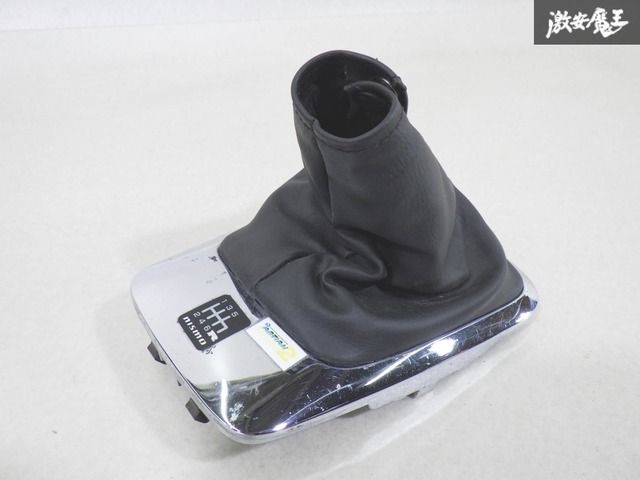 程度良好！！  日産 NISSAN 純正 OP オプション S15 シルビア スペックR 6速 MT シフト パネル カバー メッキ 18969-89F00 即納 棚19E2