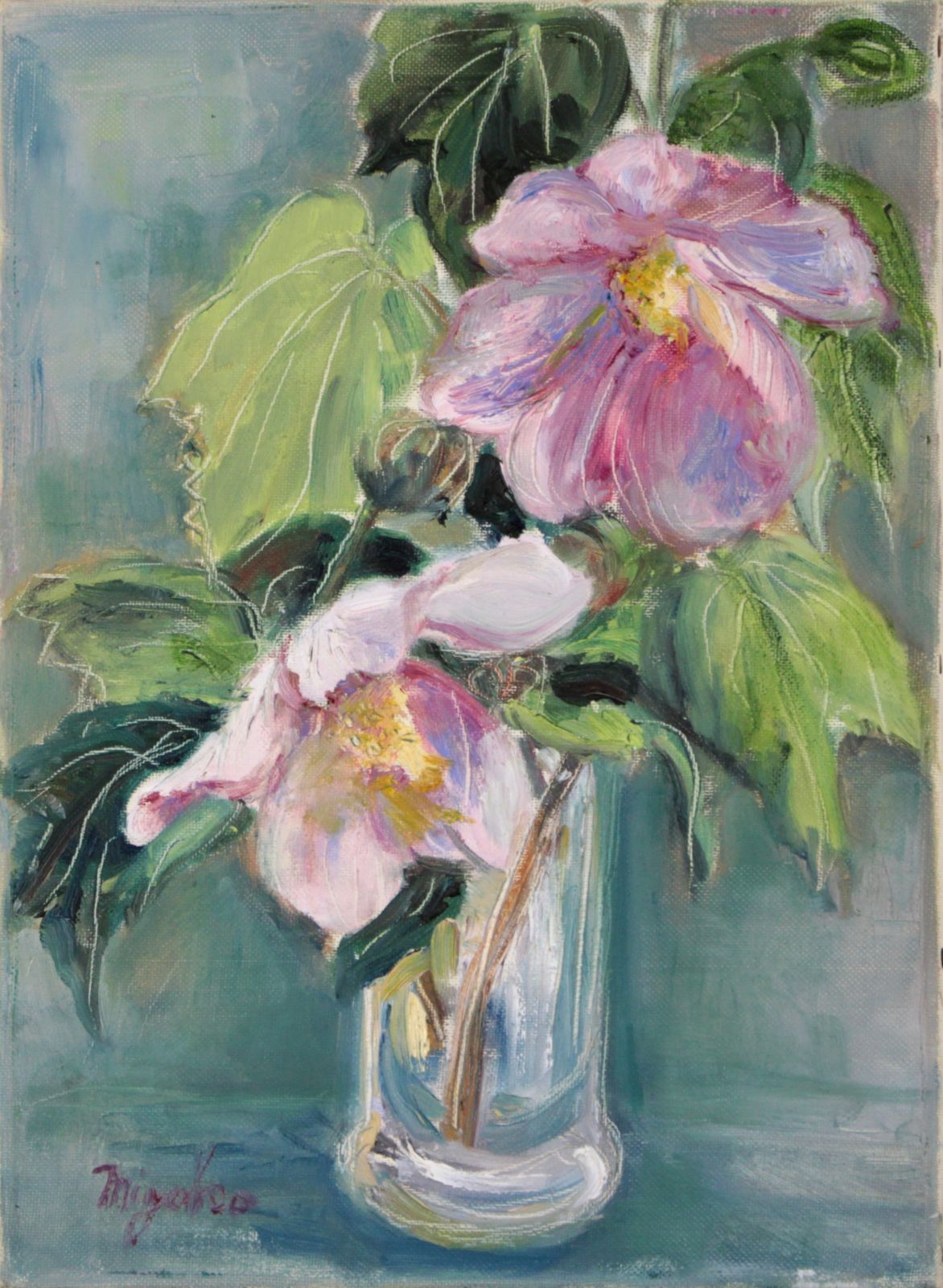 佐藤 都『花』油彩画【真作保証】 絵画 佐藤 都『花』油彩画【真作保証】 絵画 - メルカリ