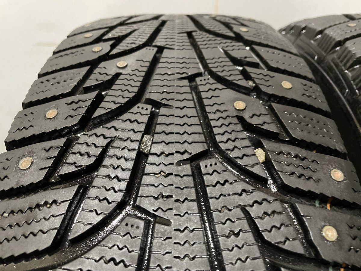 HANKOOK winter I Pike RS P215/70R15 97T 15インチ スパイクタイヤ 2本 バリ溝 カップピン ハイエース等　(KTD012)