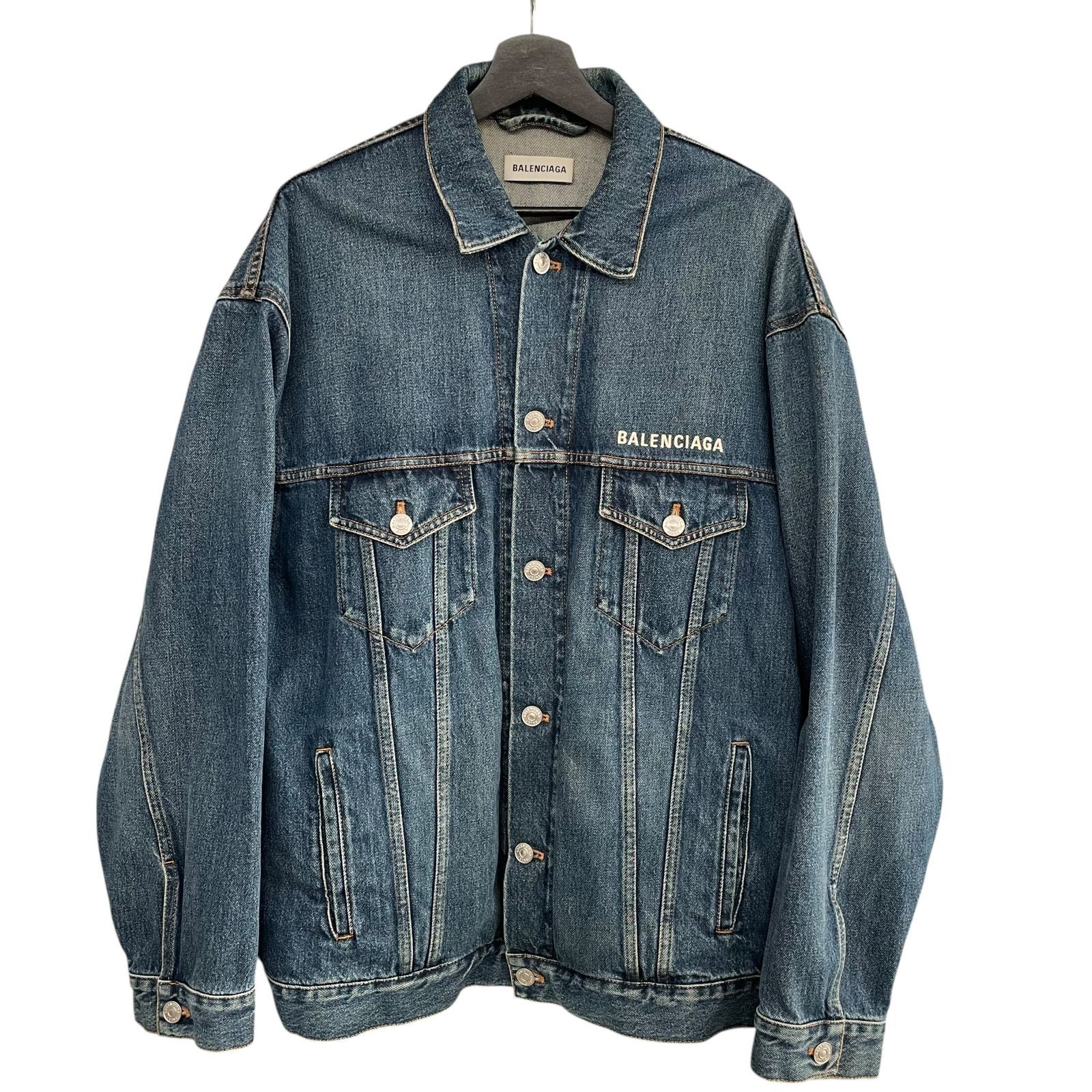 Balenciaga デニムジャケット キャンペーンロゴ バレンシアガ BALENCIAGA/バレンシアガ 17AWよりCampaign Logo Denim Jacket