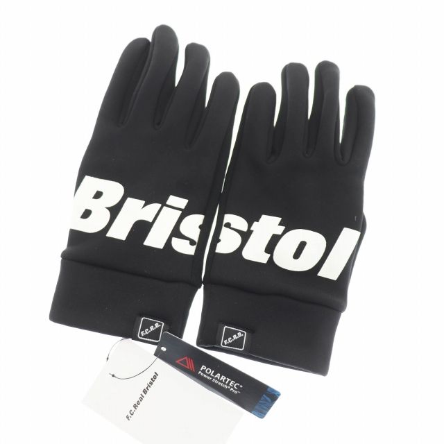 エフシーレアルブリストル F.C.Real Bristol FCRB 17AW POLARTEC FLEECE TOUCH GLOVE ロゴ  ポーラーテック フリース タッチ グローブ 手袋 黒 ブラック ブランド古着ベクトル 中古○△□240827 - メルカリ