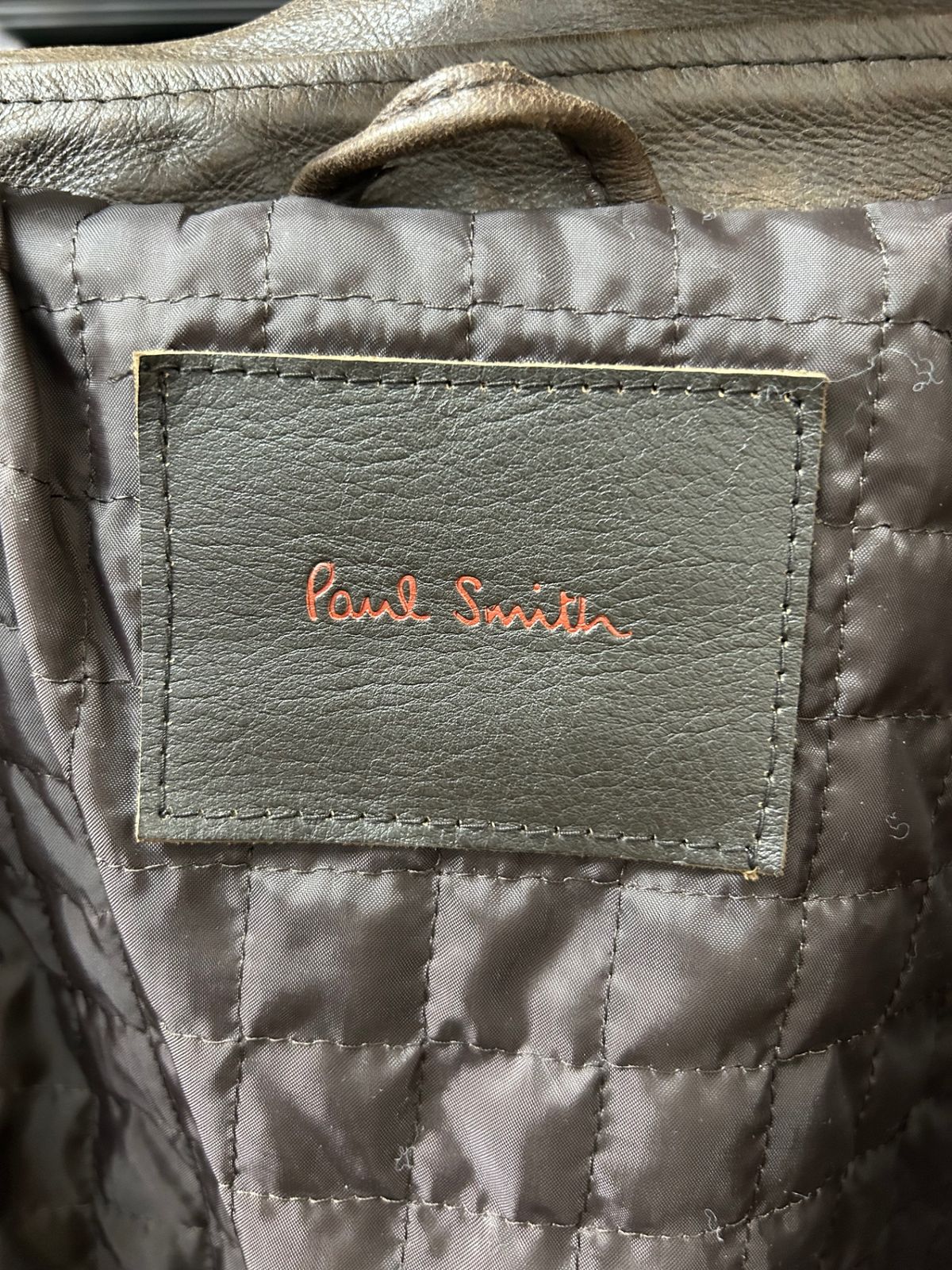 Paul Smith (ポールスミス) 本革 レザーコート S ブラウン