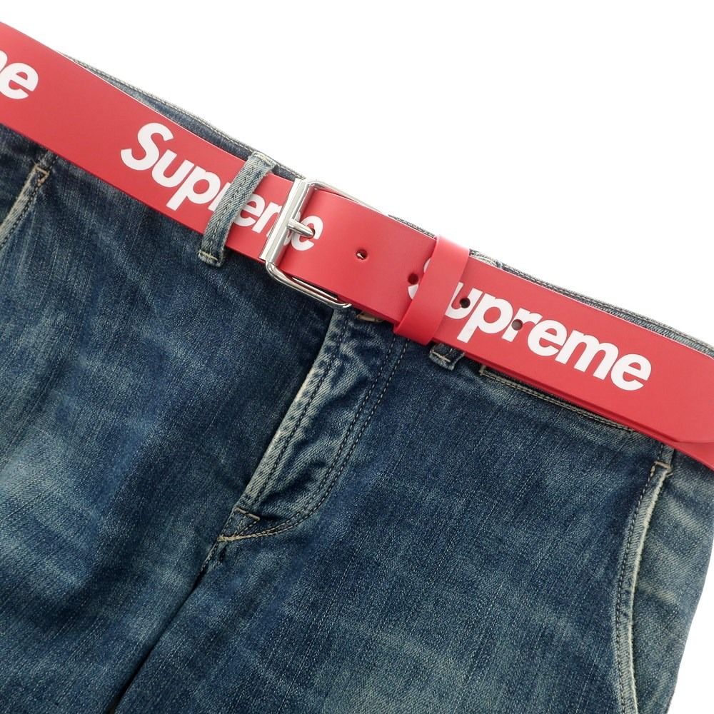 中古】シュプリーム Supreme Repeat Leather Belt レザー ベルト