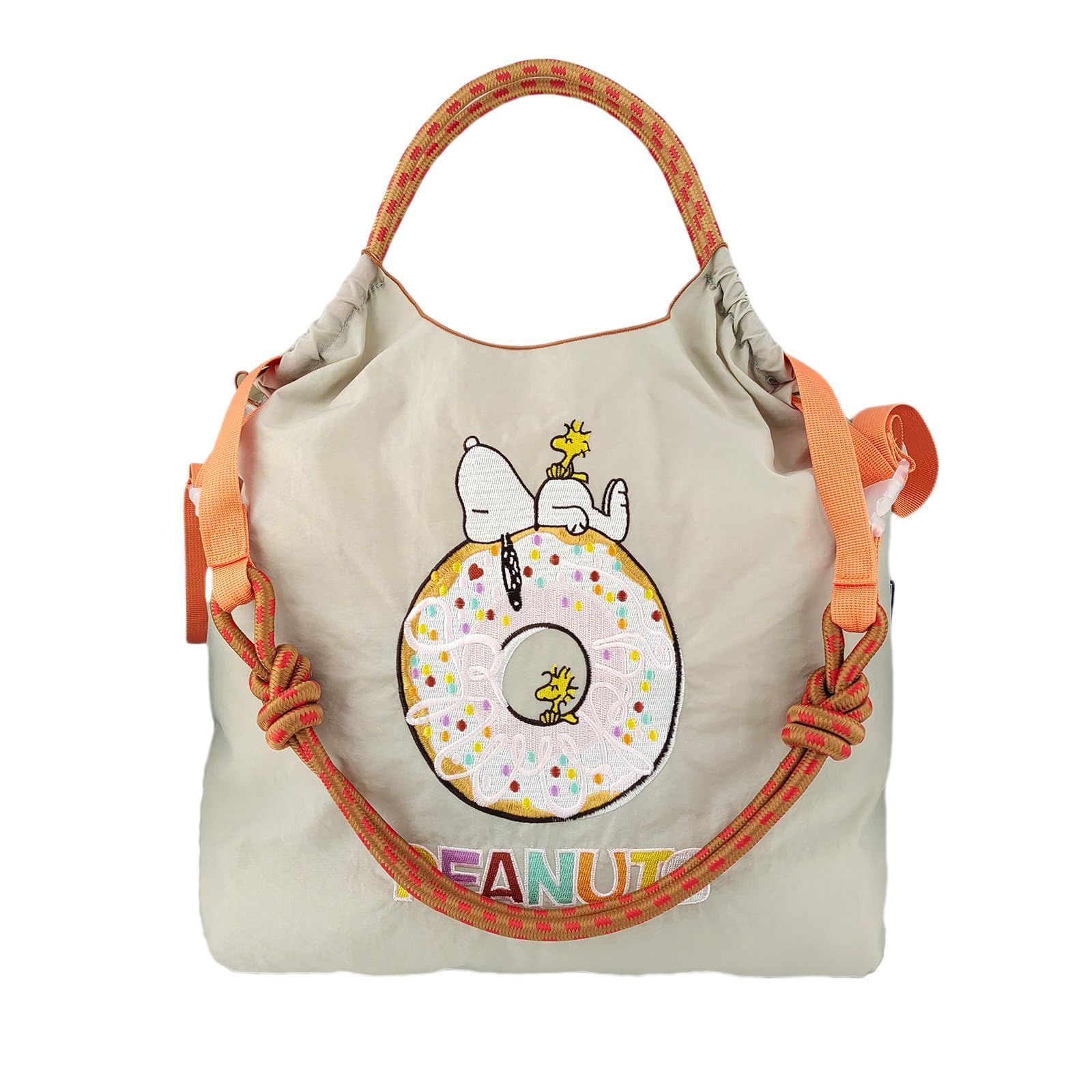 【PUCCI】ロゴ ツイル ショルダーバッグ ショッピングバッグ Woman マルチカラー ストロー＆レザー ショッピング バッグ