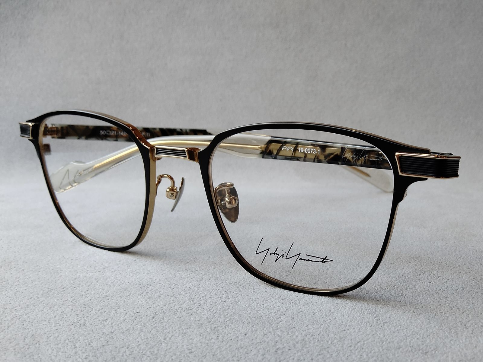 YOHJI YAMAMOTO (ヨウジヤマモト) EYEWEAR19-0073/1.LIGHT GOLD