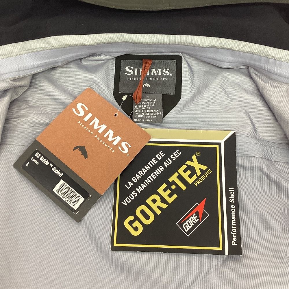 SIMMS フィッシングジャケット SIZE L G3ガイド GORE-TEX