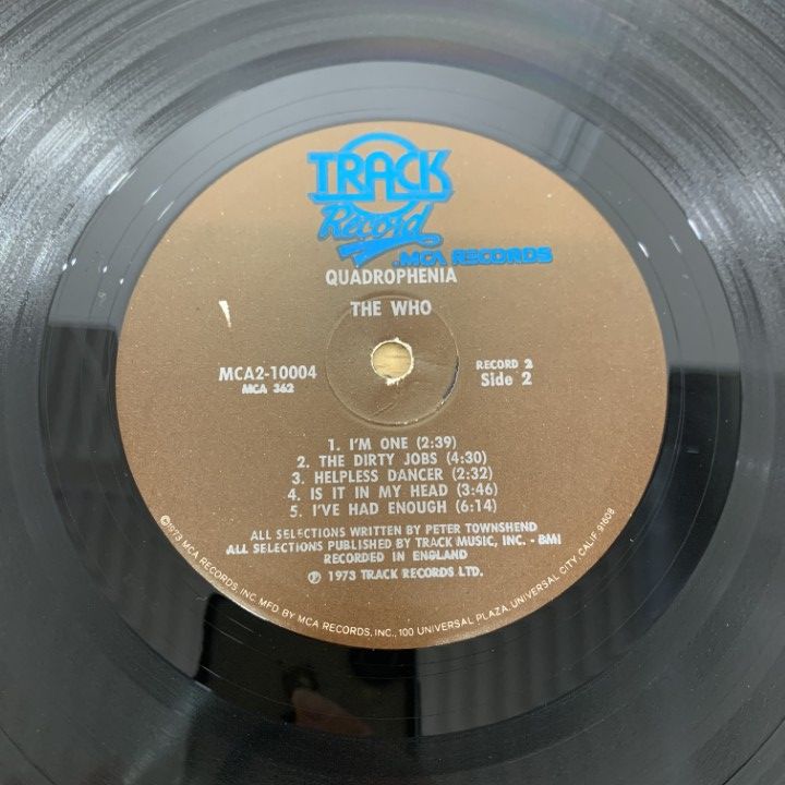 △01)【同梱不可】The Who/Quadrophenia/ザ・フー/クアドロ