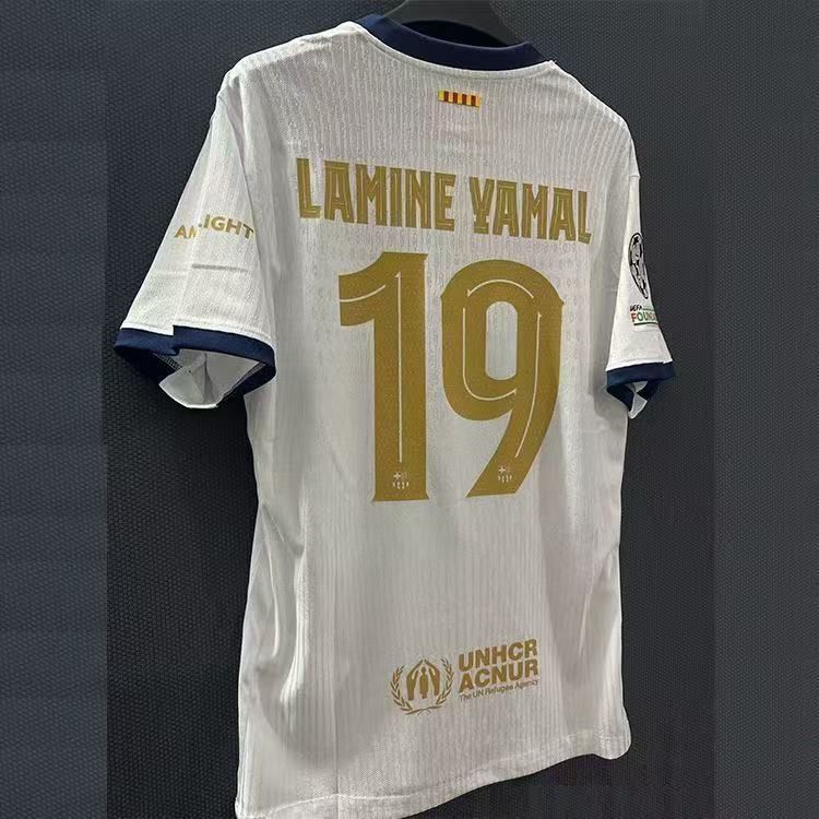 バルセロナ 24-25 シーズン 19 番 ヤマル ジャージ 新品 24/25 バルセロナ ユニフォーム ジャージ 19番 YAMAL