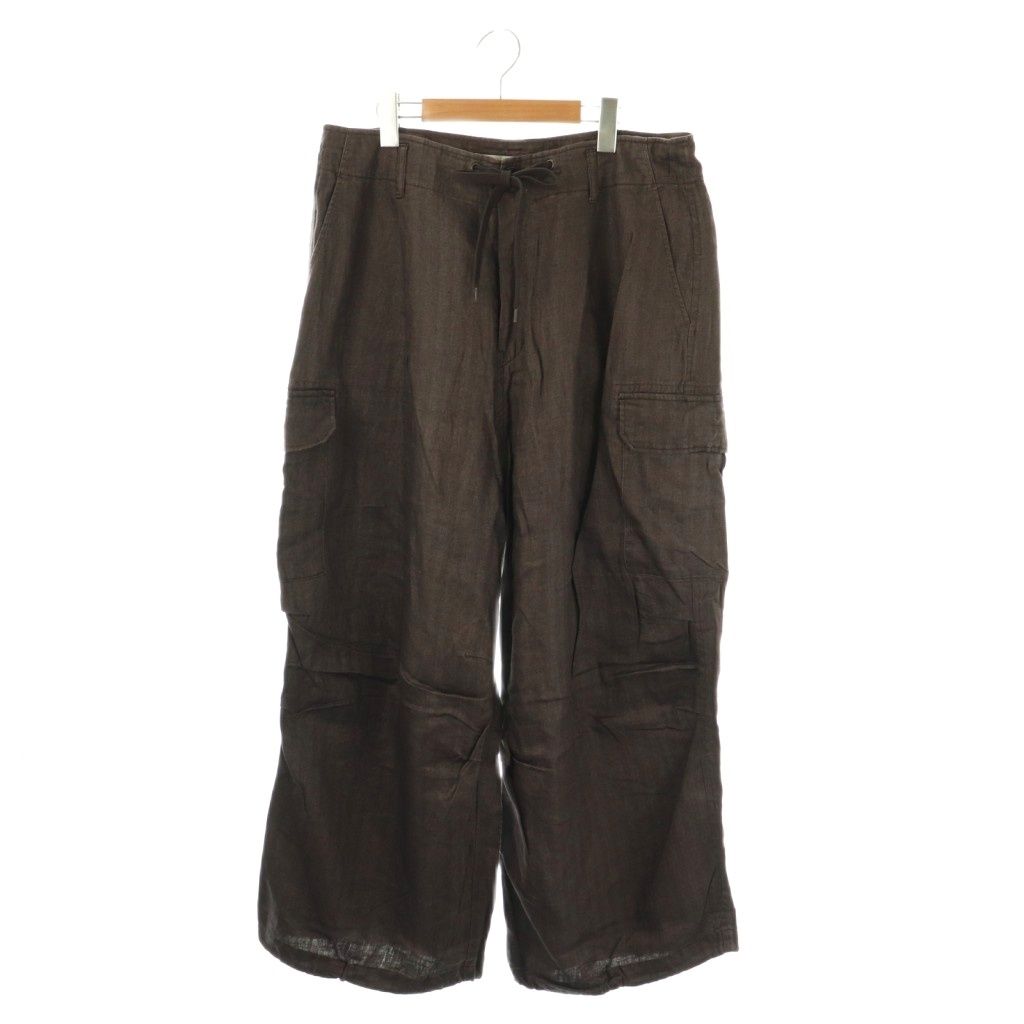 ジャーナルスタンダード ラックス JOURNAL STANDARD LUXE リネンヘリン カーゴパンツ F グレー |AT OS