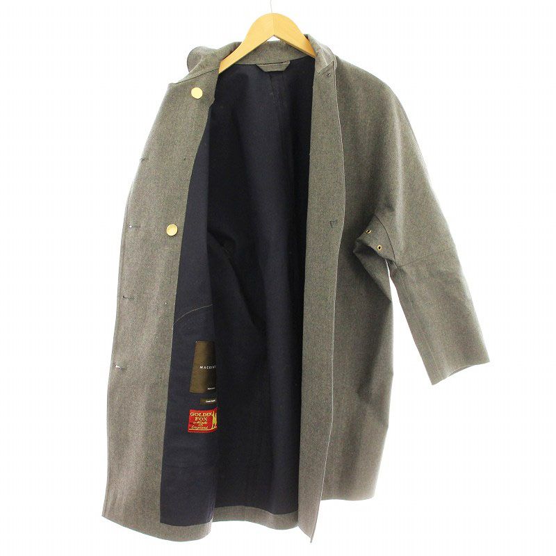 マッキントッシュ MACKINTOSH GOLDEN FOX生地 ゴム引きコート ウール  
