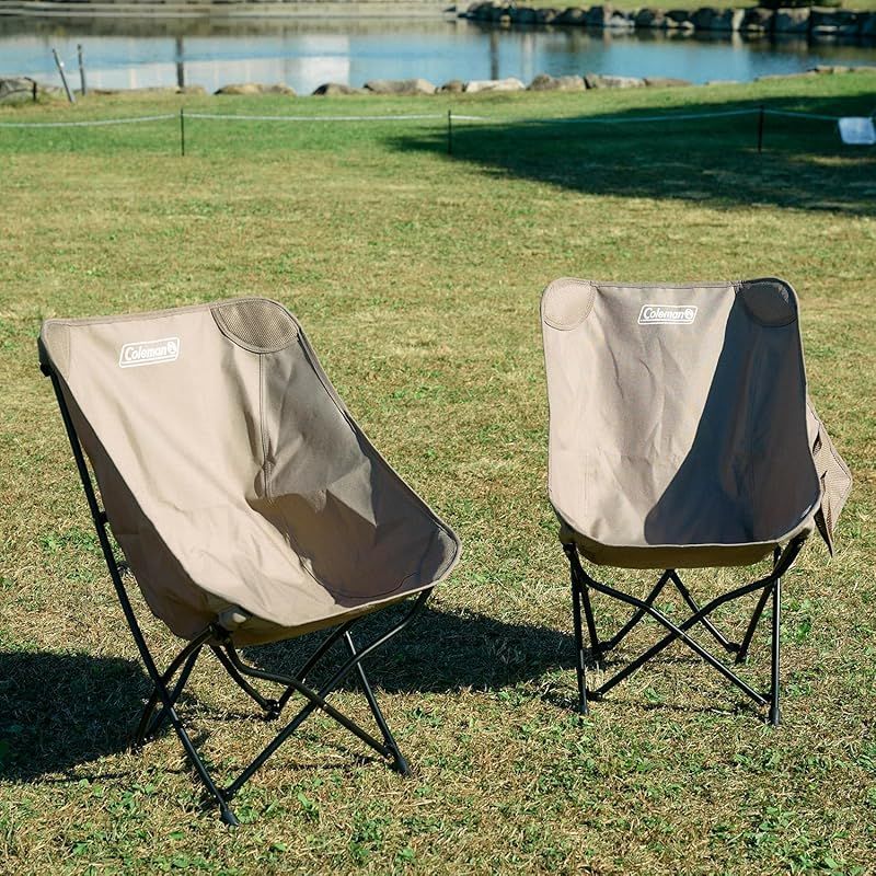Coleman レア　コンパクトフォールディングチェア 2脚セット　収納バッグ 楽天市場】即納 2脚セット☆コールマン アウトドア チェア ハイバック
