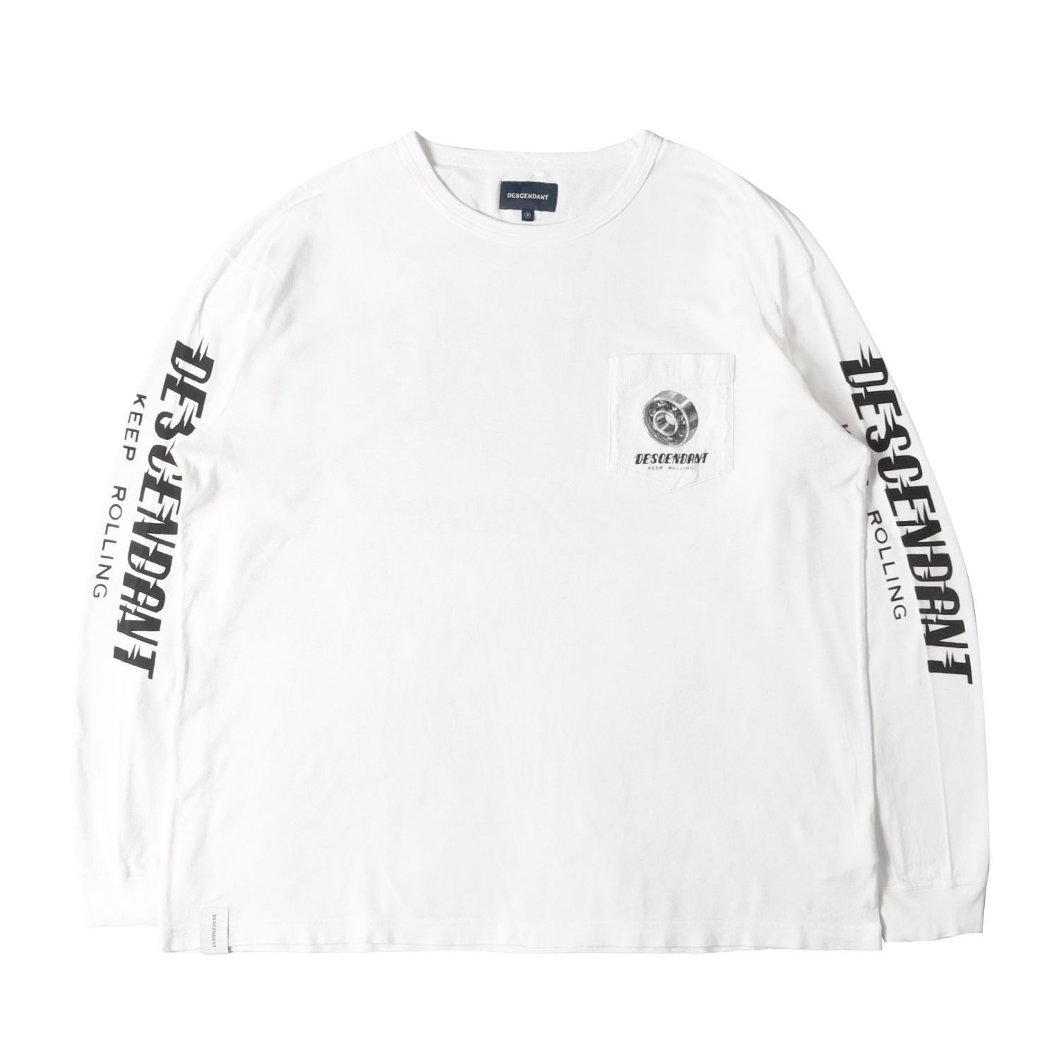 DESCENDANT 長袖カットソー サイズ3 DESCENDANT ブラック 長袖カットソー ロンT サイズ3 - メルカリ