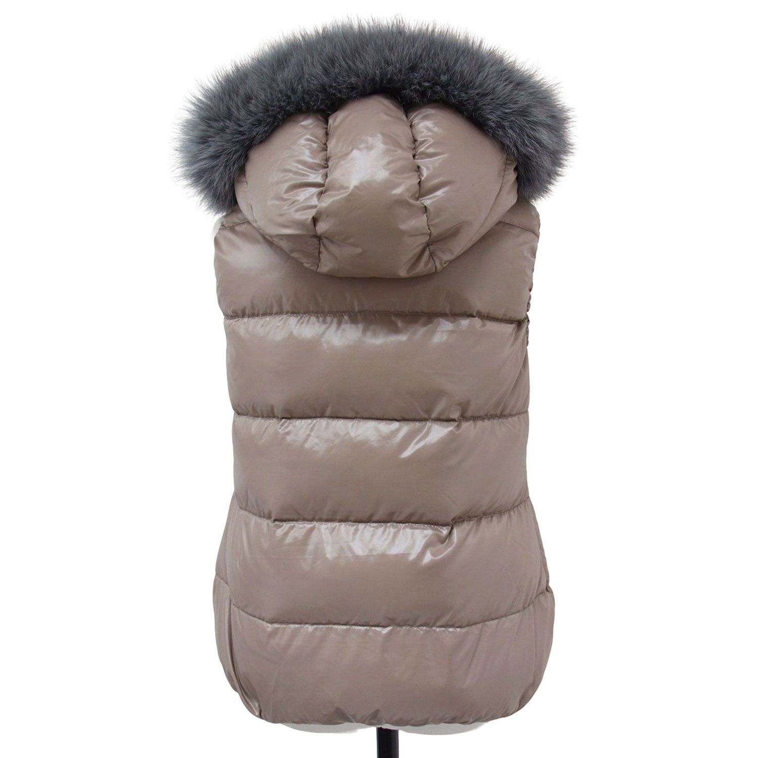 DUVETICA デュベティカ ベスト ベージュ グレー サイズ:40(M