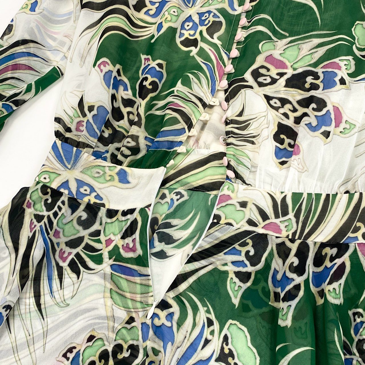 13f7 just cavalli ジャストカヴァリ シアーワンピース 長袖