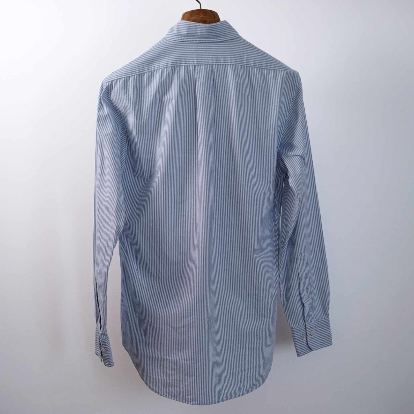 Brooks Brothers ブルックスブラザーズ アメリカ製 Oxford ボタンダウンシャツ Size S Col Blue x White ストライプ