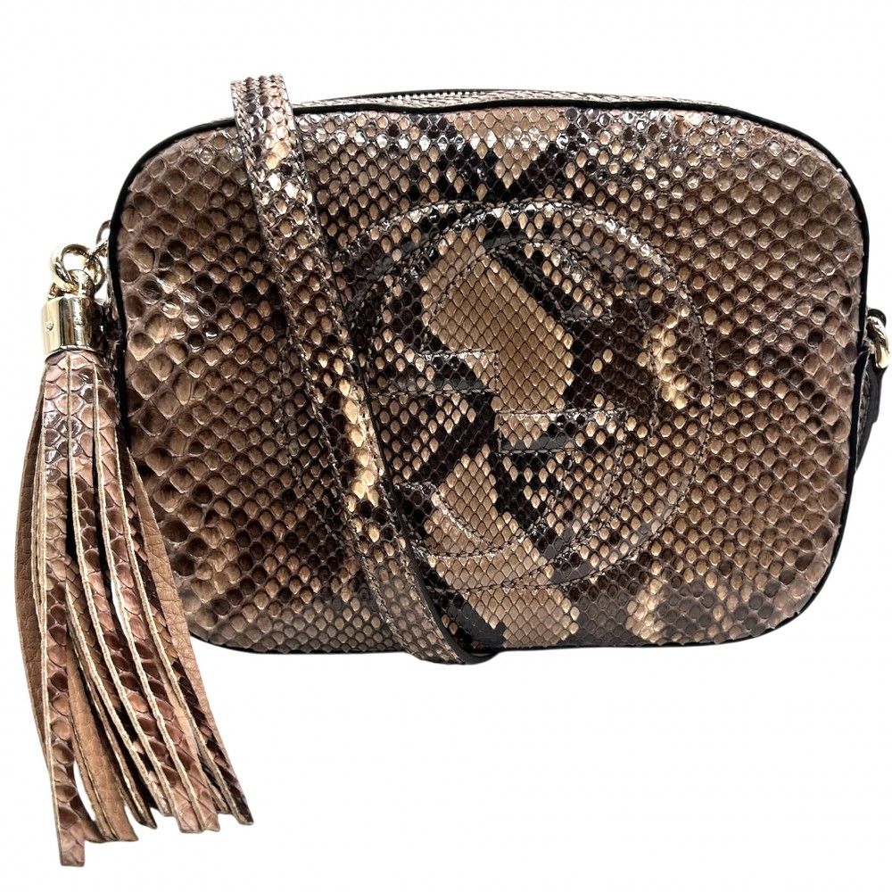 GUCCI パイソンレザー ヴィンテージ ラグジュアリー バッグ 【公式通販】