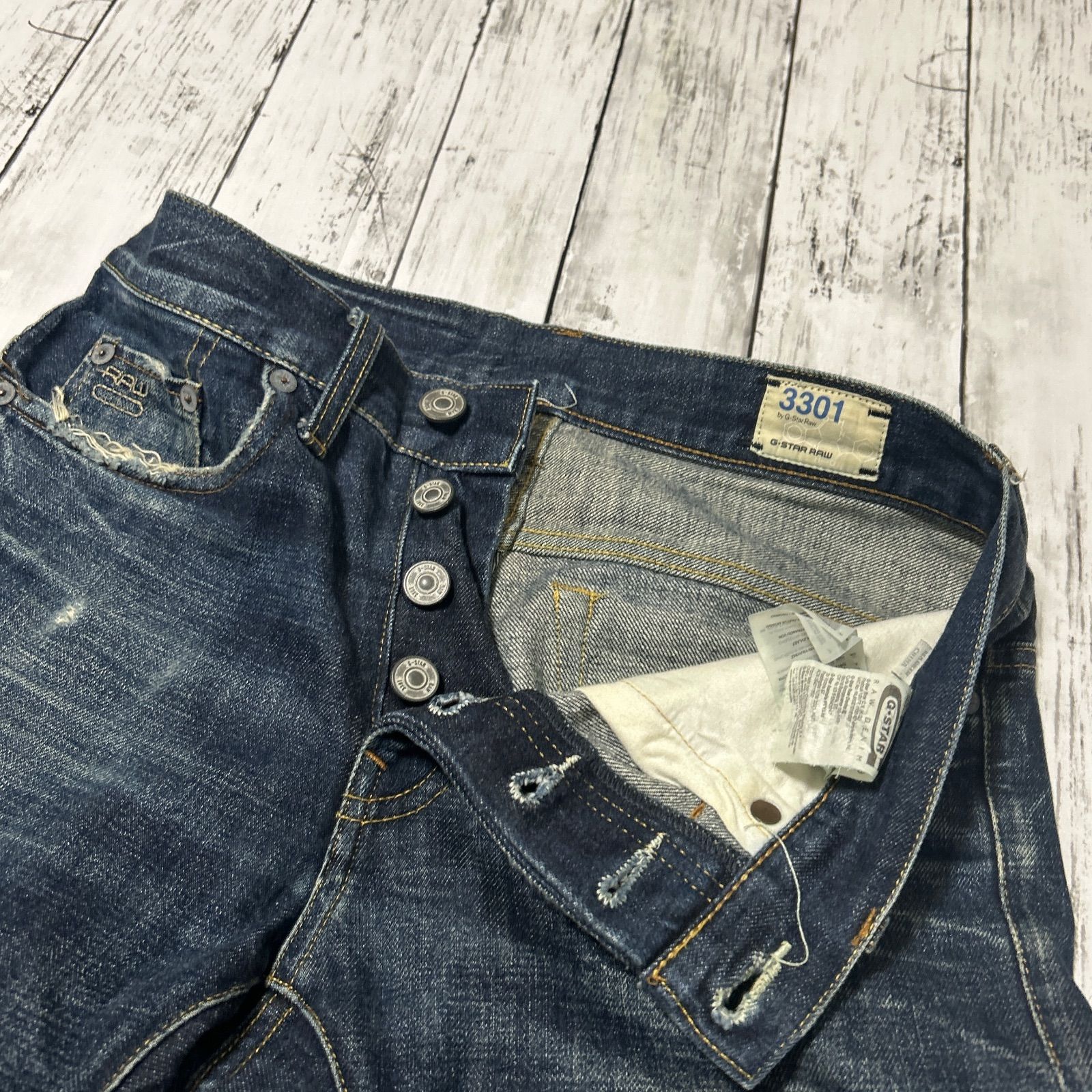 G-Star RAW ジースターロゥ 3301 メンズ デニムパンツ 29 ジーパン 