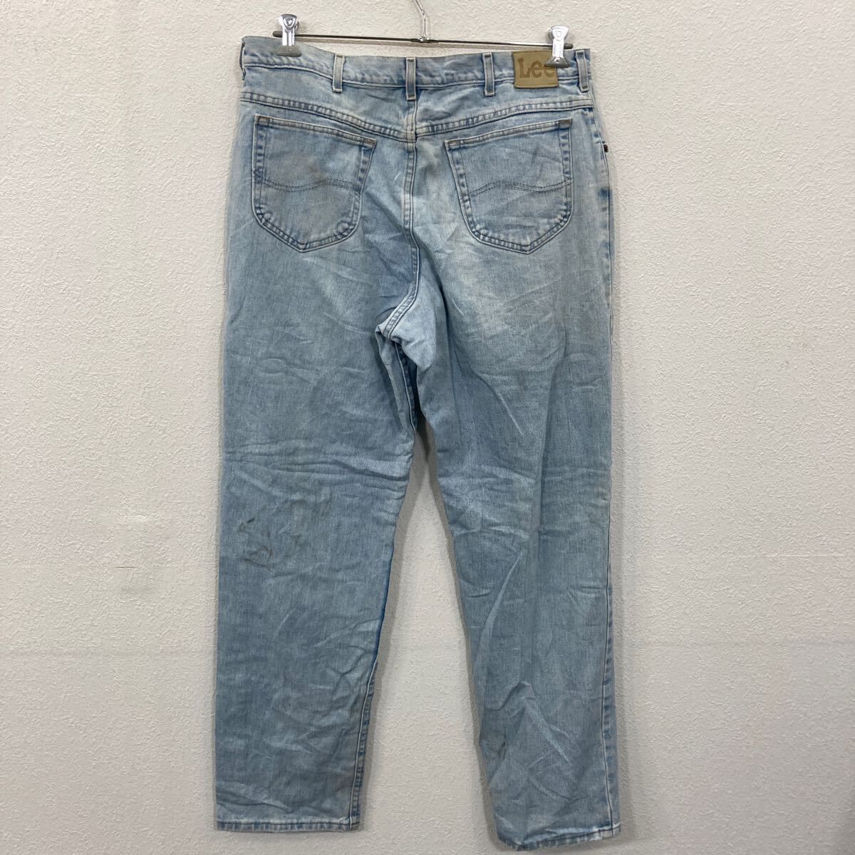 Lee Lee デニムパンツ W40 インディゴブルー リー ジップアップ 