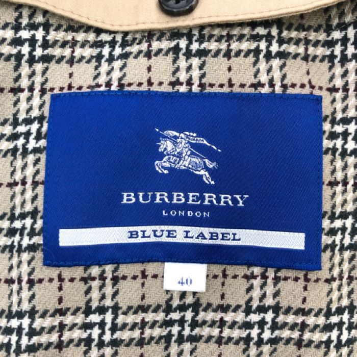 バーバリーブルーレーベル BURBERRY BLUE LABEL ライナー付きトレンチ ...