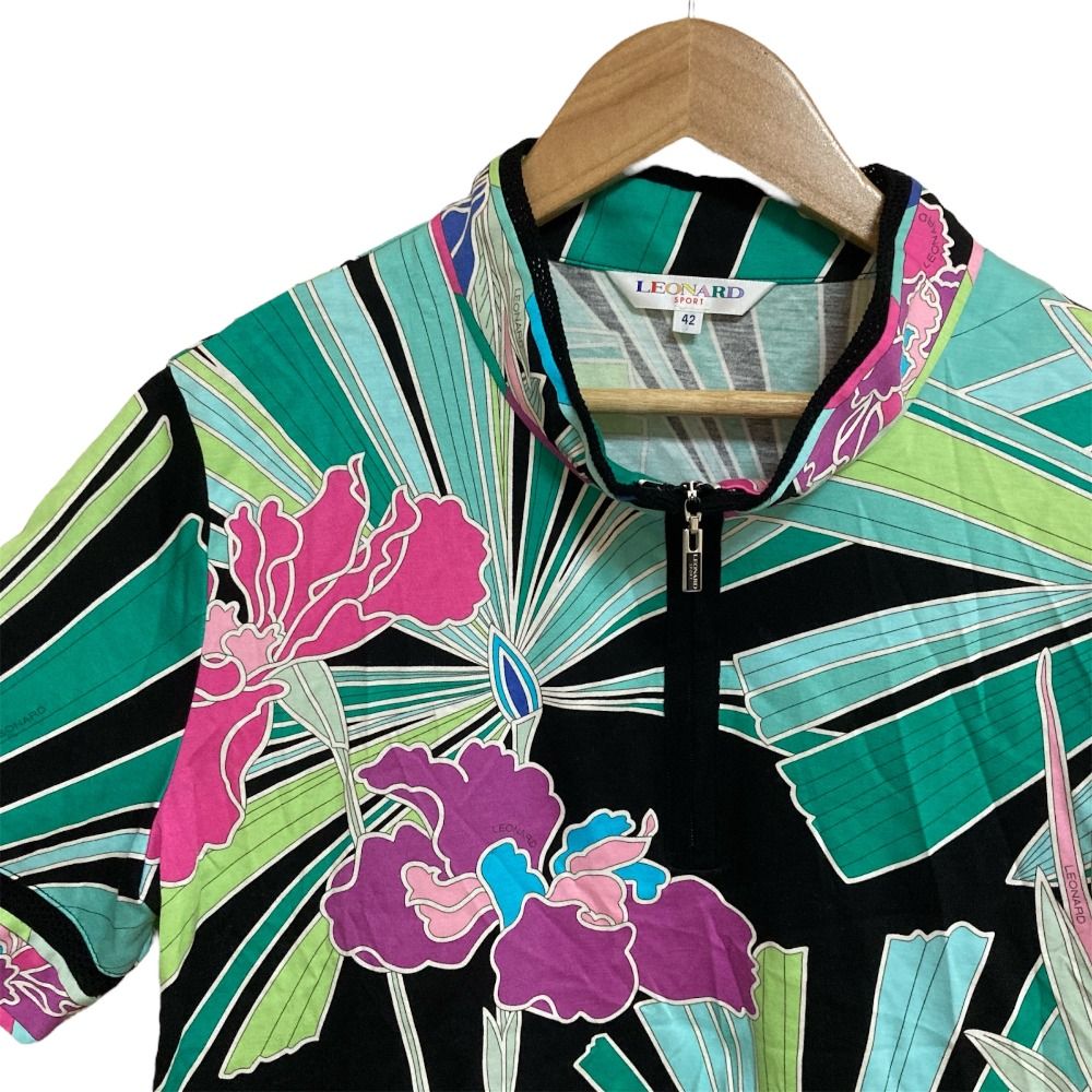 ⭐︎LEONARD SPORT⭐︎フラワープリント ハイネック （42）