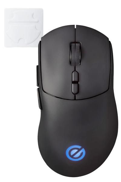 【新品・5営業日で発送】ELECOM エレコム ゲーミングマウス／V custom／無線2.4GHz／12000DPI／300IPS／35G／充電式／ブラック(M-VM500BK)