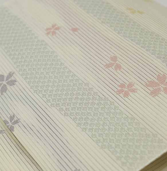 軽装帯 絽 夏帯 つけ帯 作り帯 名古屋帯 お太鼓 黒 くじら柄