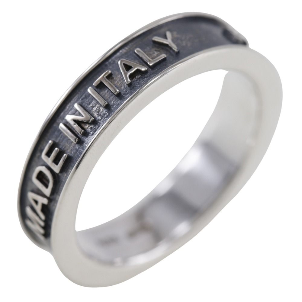 【希少】GUCCI グッチ ヴィンテージ　リング　14号 GUCCI】グッチ ヴィンテージトレードマーク シルバー925 14号 ユニ