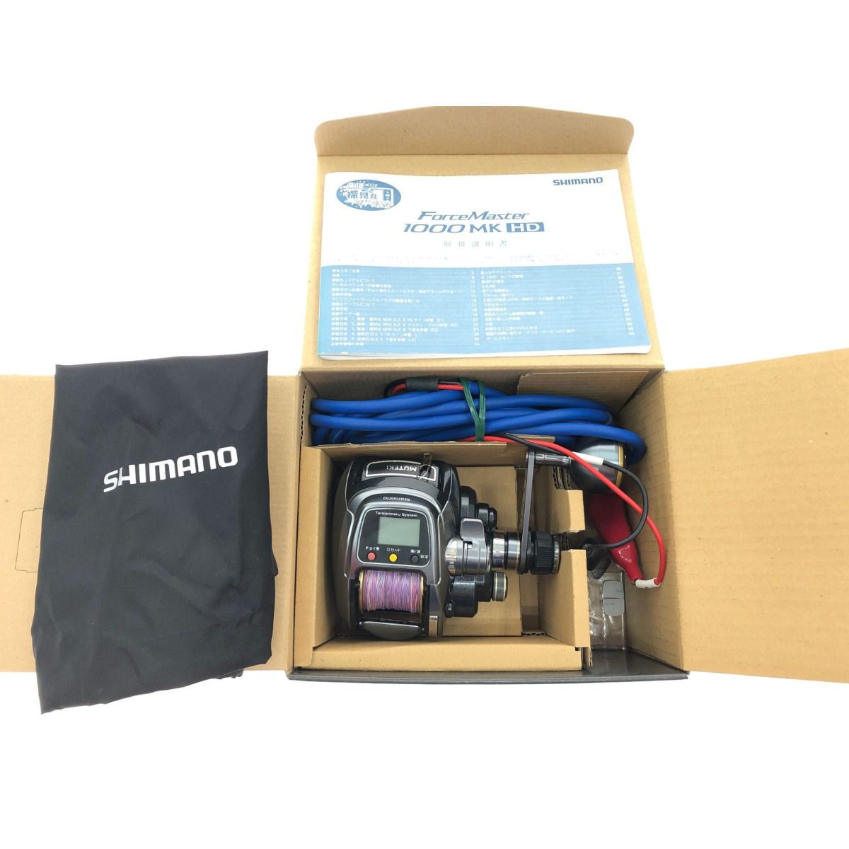 ▼▼ SHIMANO シマノ 釣り用品 電動リール 11フォースマスター 1000MK HD 02908 傷や汚れあり ▽▽ SHIMANO シマノ 釣り用品 電動リール 11フォースマスター