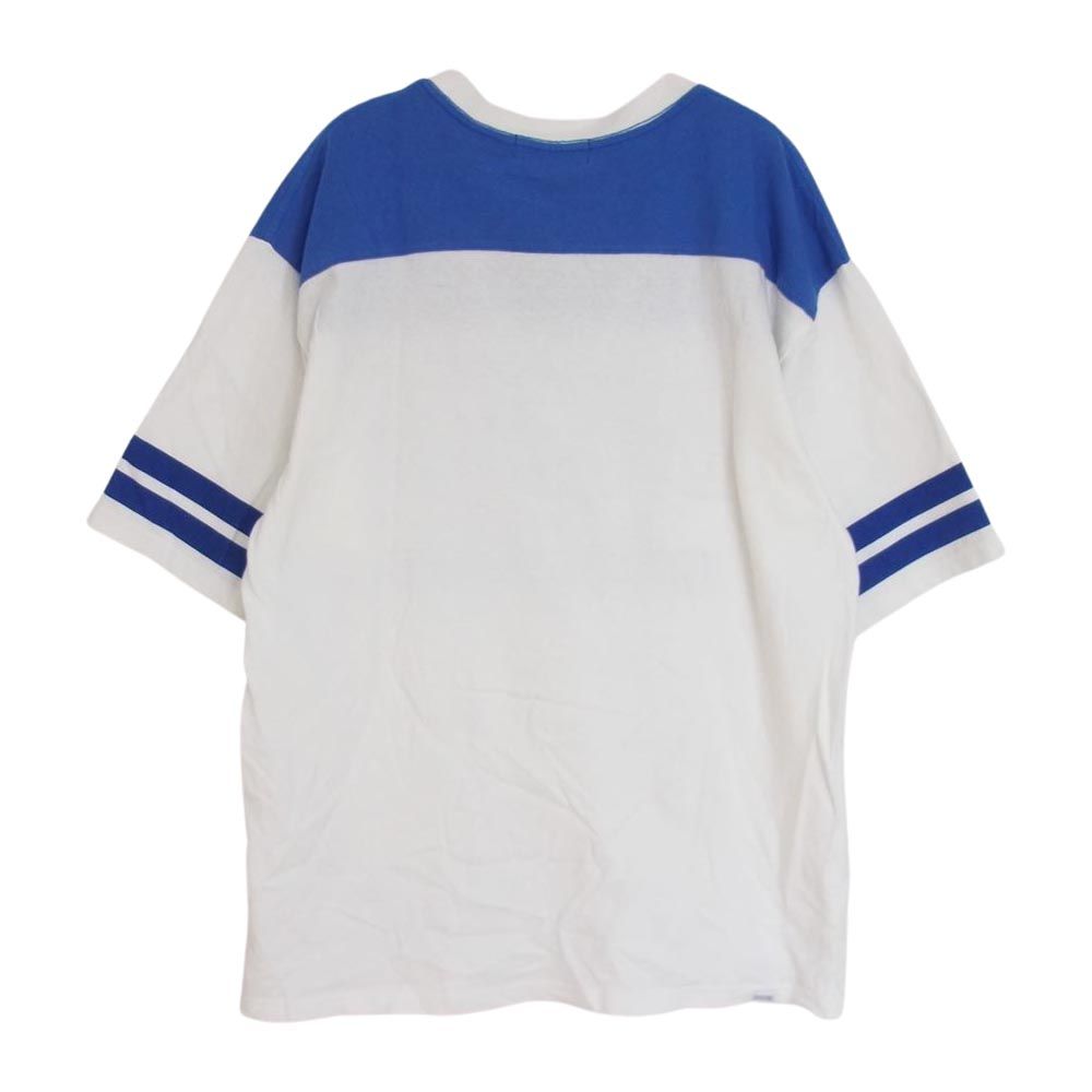 HYSTERIC GLAMOUR ヒステリックグラマー 02222CT11 LAY DAY WOMAN レイ デイ ウーマン オーバーサイズ Tシャツ ブルー系 M【中古】