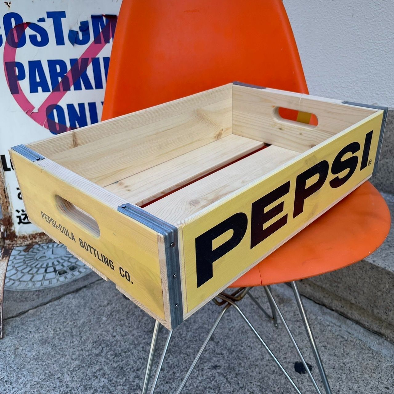 PEPSI ペプシコーラ ウッドボックス ［PEPSI-1］ WOOD CRATE ドリンク 