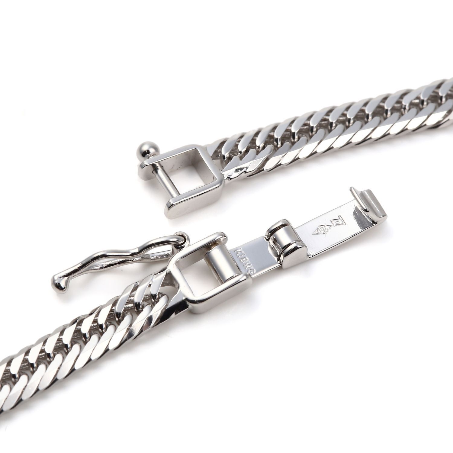  18金 アンクレット 喜平 8面 トリプル 10 g 24 cm 造幣局検定つき ホワイトゴールド アンクレット アクセサリー