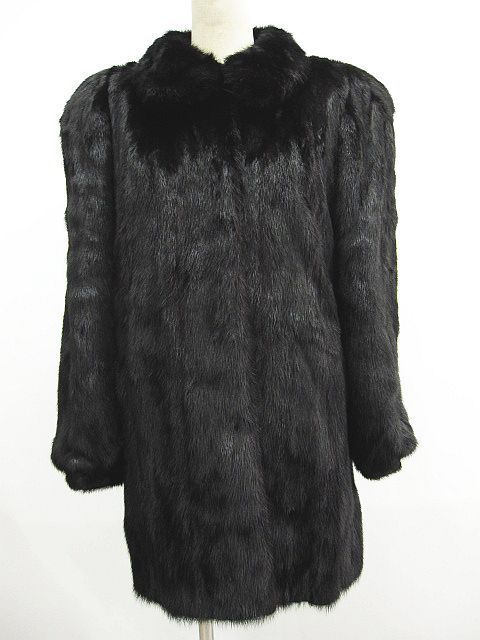 【美品】SAGAMINK  ブラック　金タグ　13号 美品】SAGAMINK ROYAL ブラック 金タグ 13号 サガミンク の買取