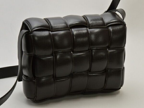 ボッテガヴェネタ BOTTEGA VENETA バッグ マキシイントレチャート 591970 パデットカセット こげ茶 レディース su_p e_u F-YA715 ボッテガヴェネタ BOTTEGA VENETA バッグ マキシイントレチャート