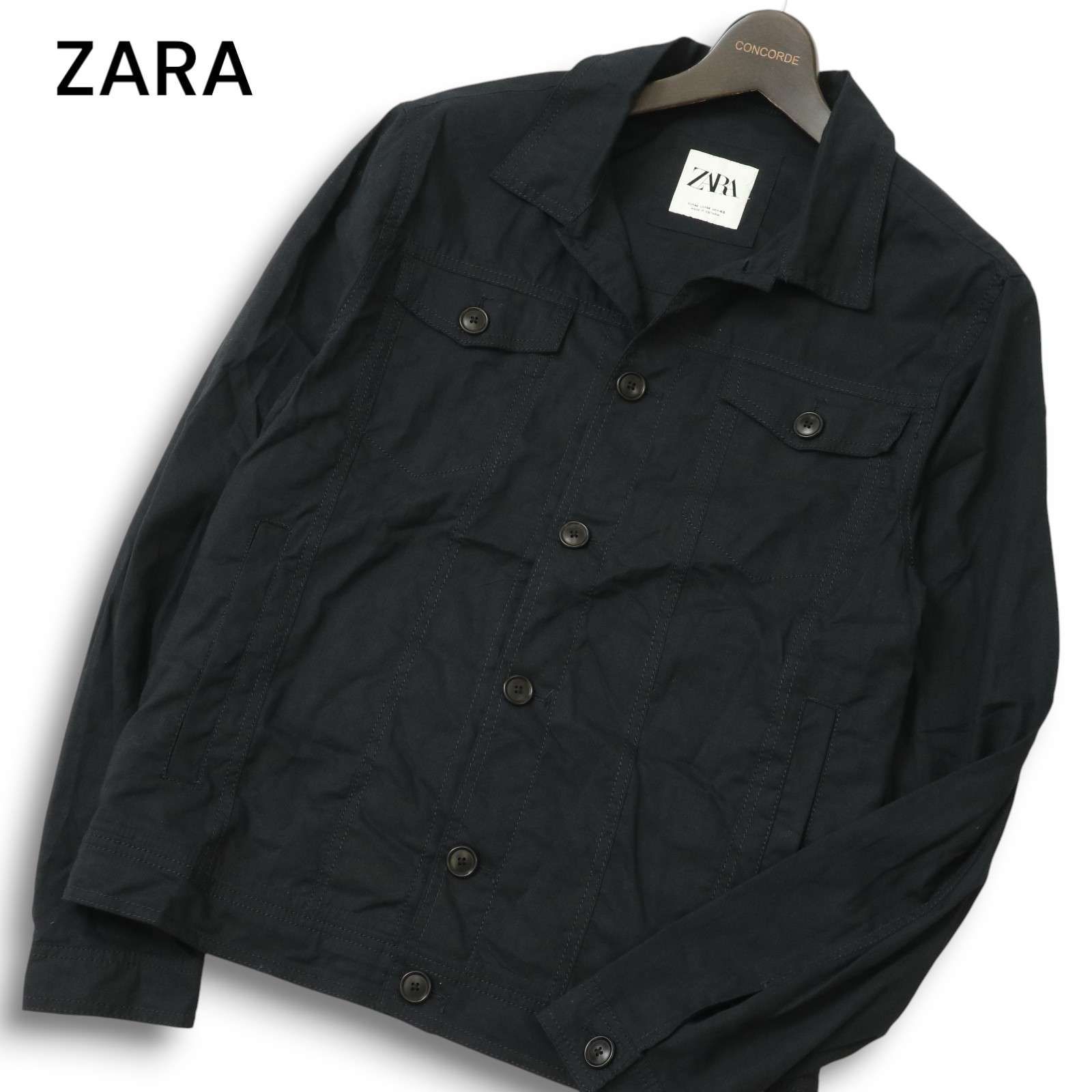 リネン100 ザラ ZARAMAN サマー ジャケット 46 M ペイズリー柄 00706174250-p.jpg?ts=1749027189406
