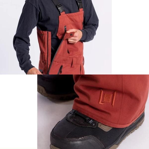 【返品?交換対象商品】 OUTLET】 L1 SENTINAL BIB PNT カラー:RUST Lサイズ メンズ Lサイズ