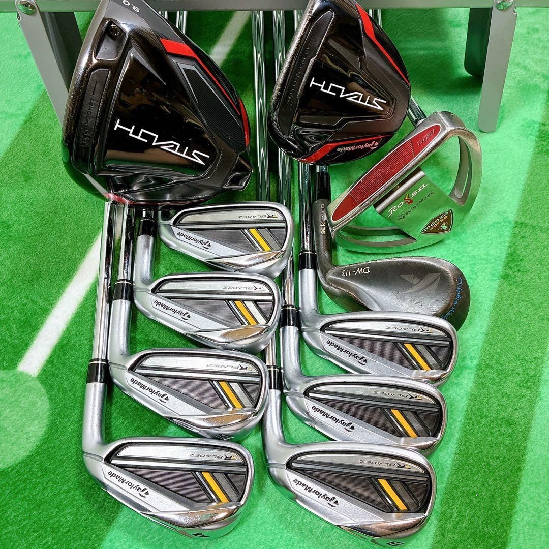 超豪華❗テーラーメイドRBZ/BLADEZ 初心者 メンズ ゴルフセット TaylorMade stealth RBZメンズゴルフセット11本 初心者 - メルカリ