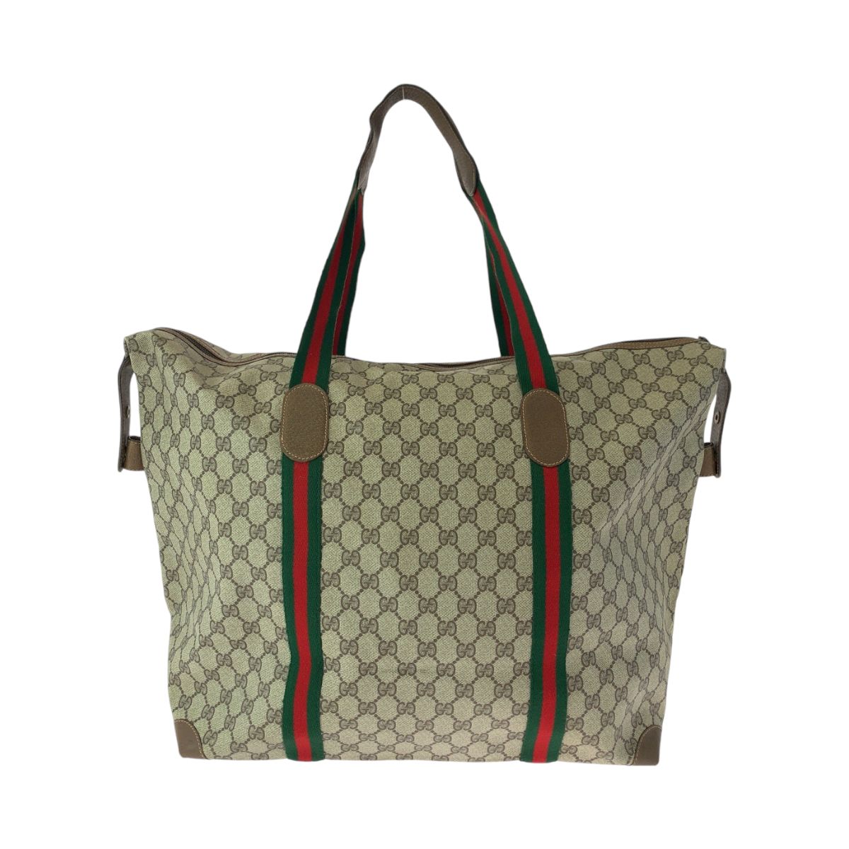 美品 GUCCI グッチ オールドグッチ シェリーライン ベージュ