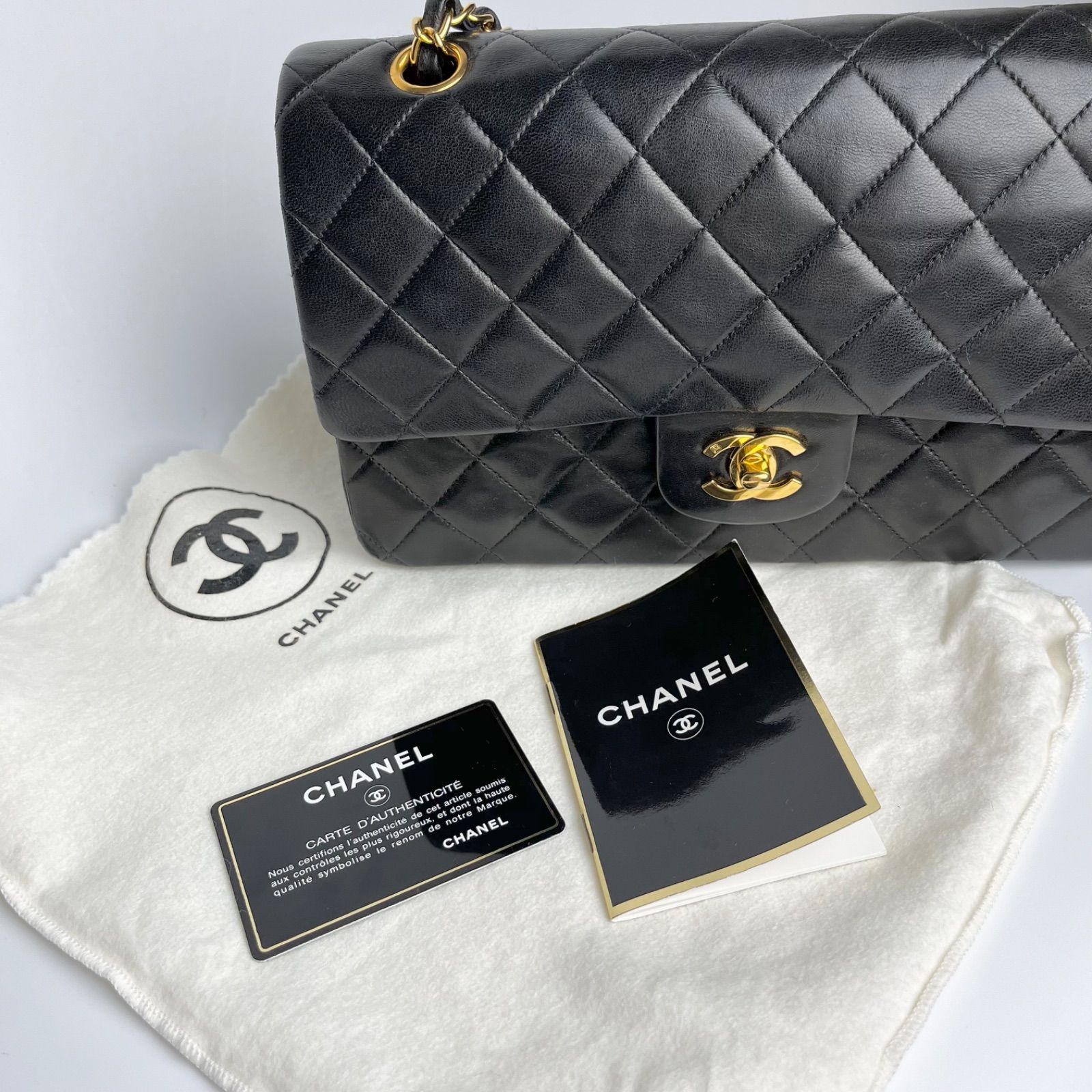 CHANEL BEAUTÉ ショルダーブラックポーチ 未使用CHANELノベルティBEAUTEブラックポーチ ショルダーバッグ