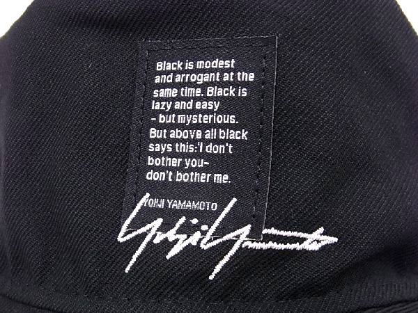■新品■未使用■ Yohji Yamamoto ヨウジヤマモト ニューエラコラボ ウール100% バケットハット 帽子 ブラック系 AR5754