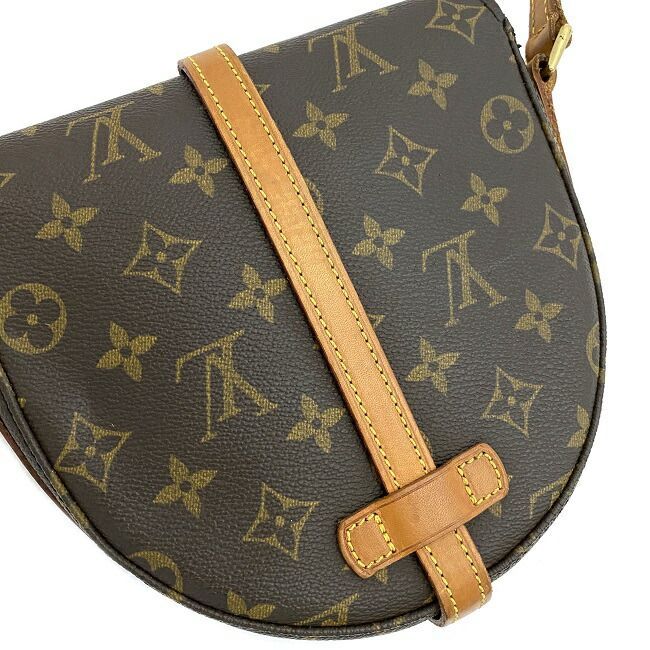 美品 ルイヴィトン シャンティGM ショルダーバッグ モノグラム ブラウン